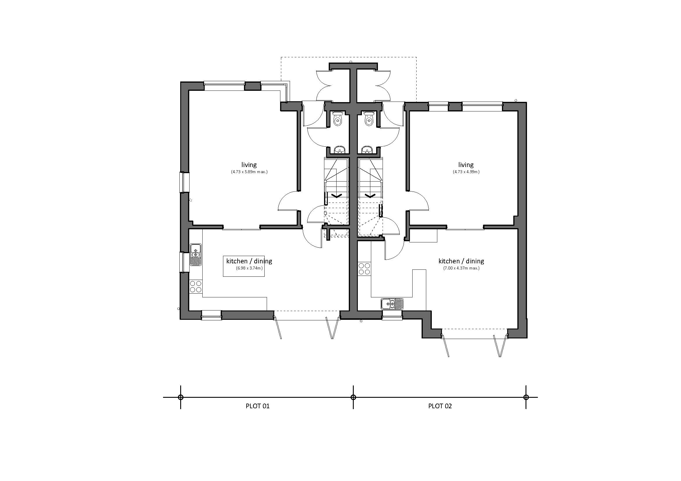 Plot 1 & 2 Ground Floor