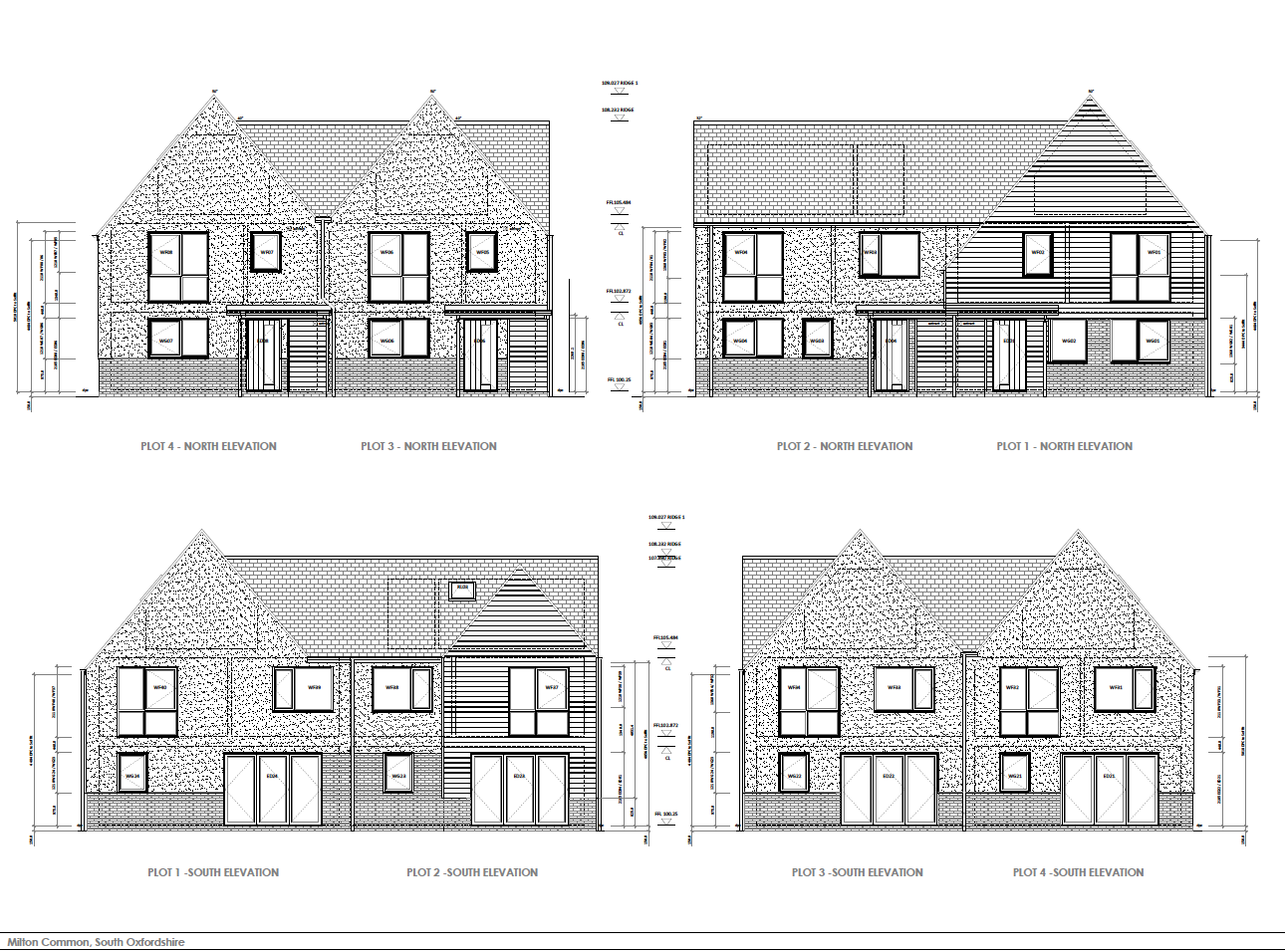 Elevations Plots 1-4